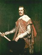 VELAZQUEZ, Diego Rodriguez de Silva y Phillip IV in Army Dress (The portrait of Fraga)  wet oil painting on canvas